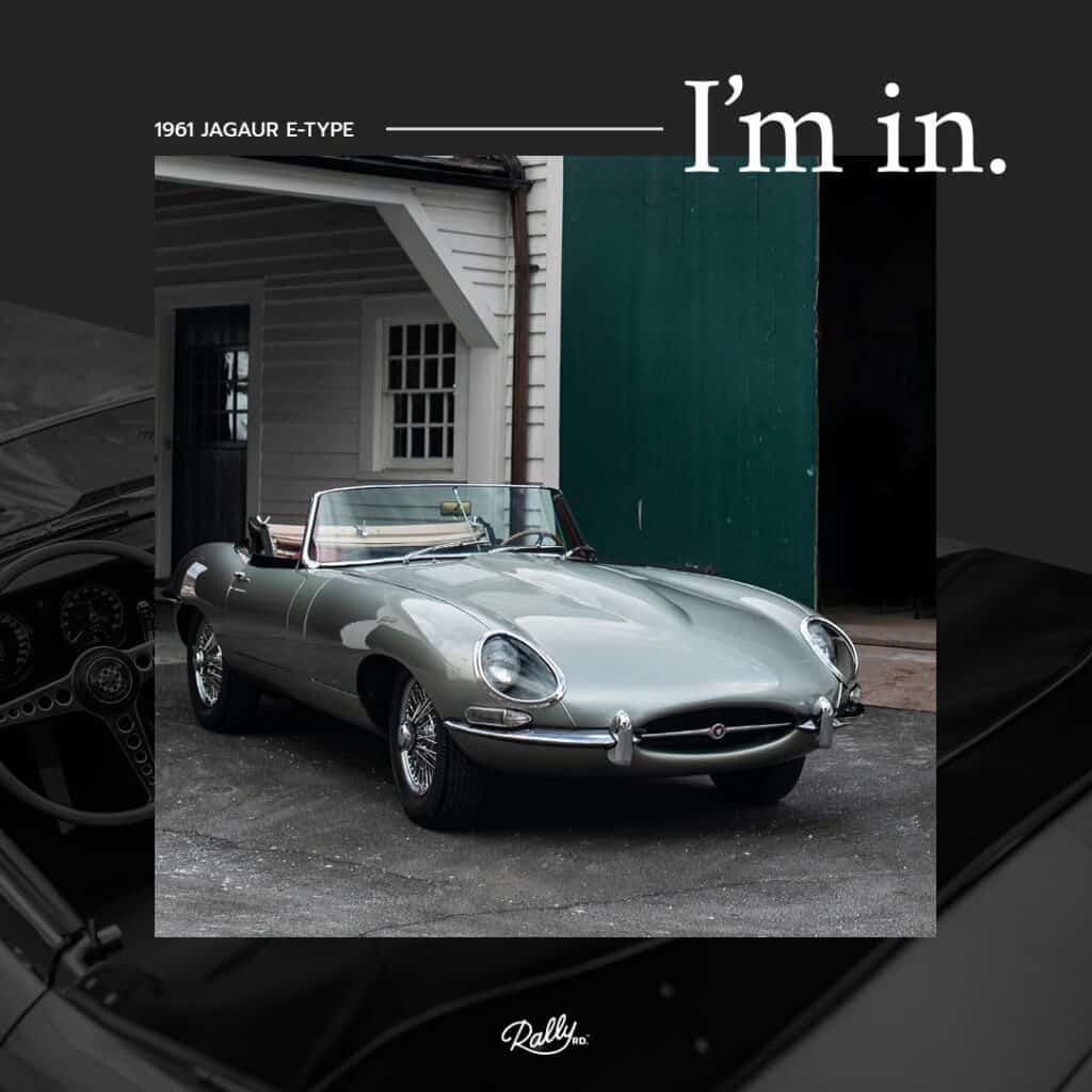 1961 Jagaur E-Type Rally Road