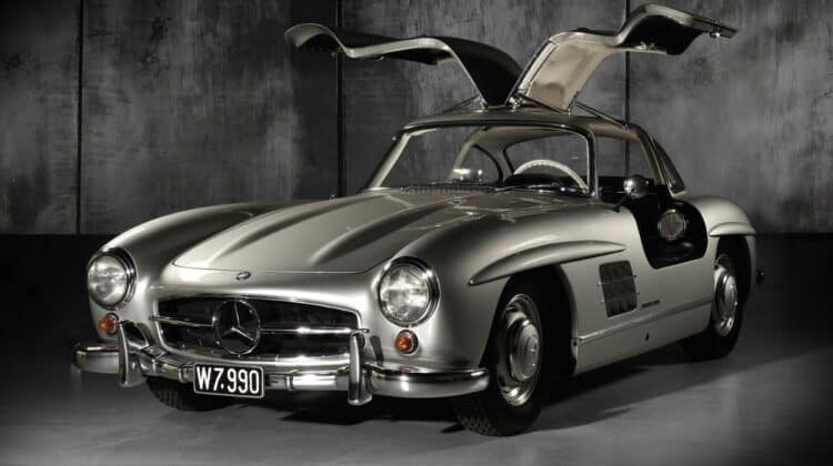 Car Of The Week 1955 Mercedes 300 Sl Gullwing Coupe Attic Capital