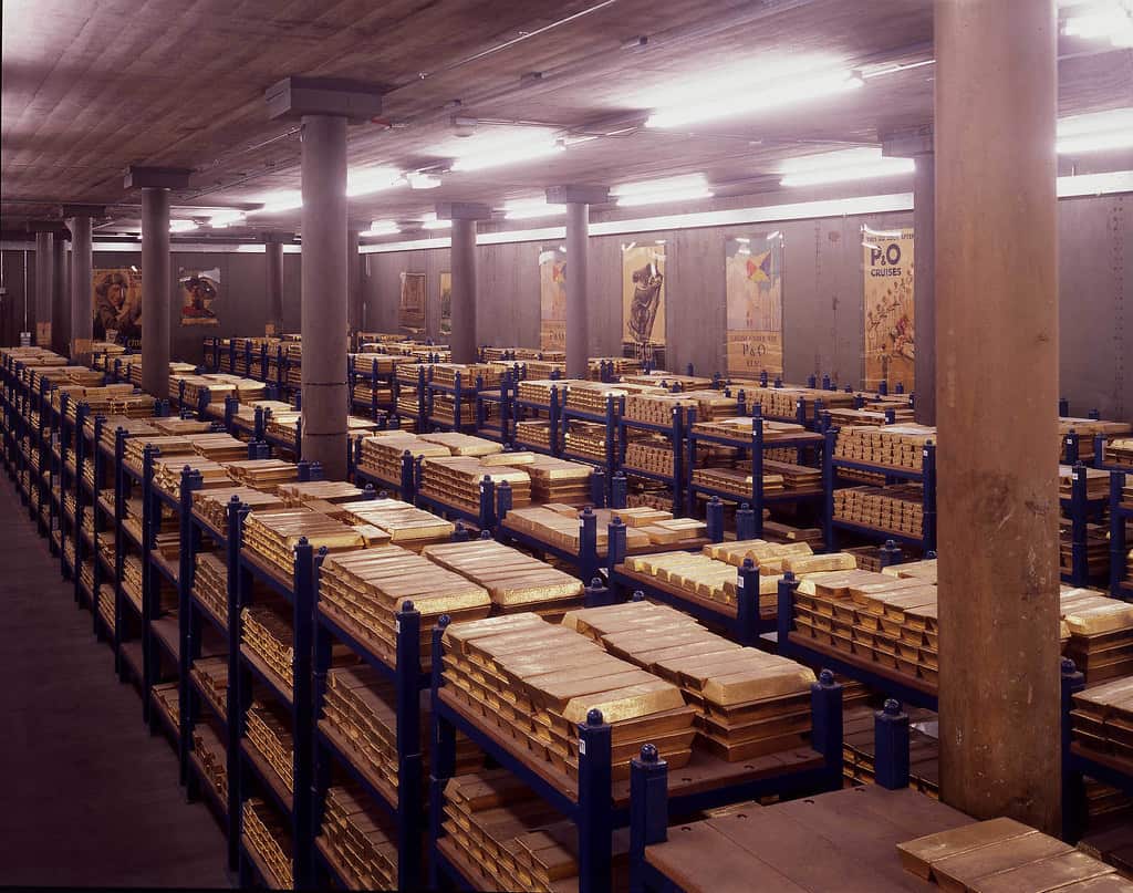 The Bank of England Gold Vault