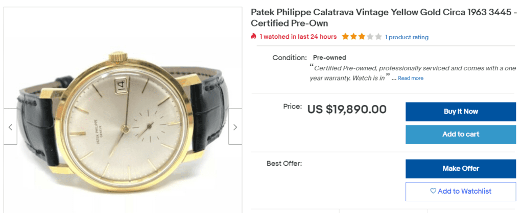 vintage Patek Philippe
