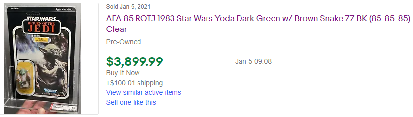 yoda collectibles for sale 