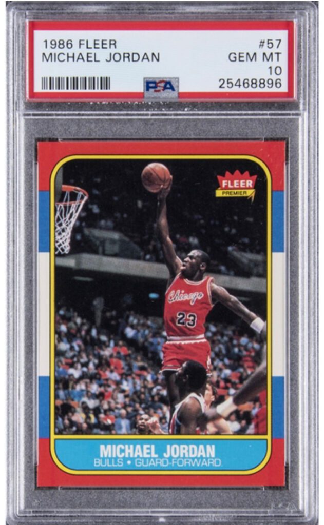 michael jordan fleer rookie card