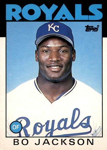 1986 Topps Traded Tiffany Bo Jackson Rookie Card