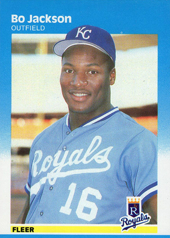 1987 fleer bo jackson rookie