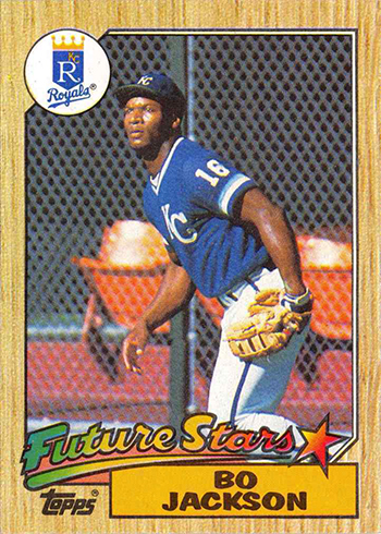 1987 Topps bo jackson future star