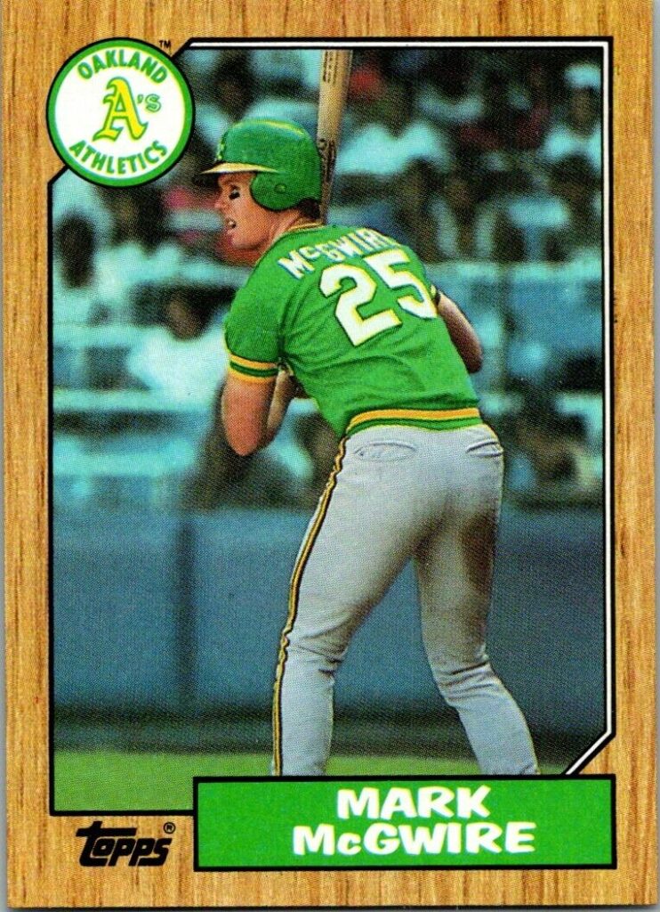 1987 topps mark mcgwire