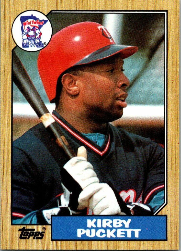 1987 topps kirby puckett