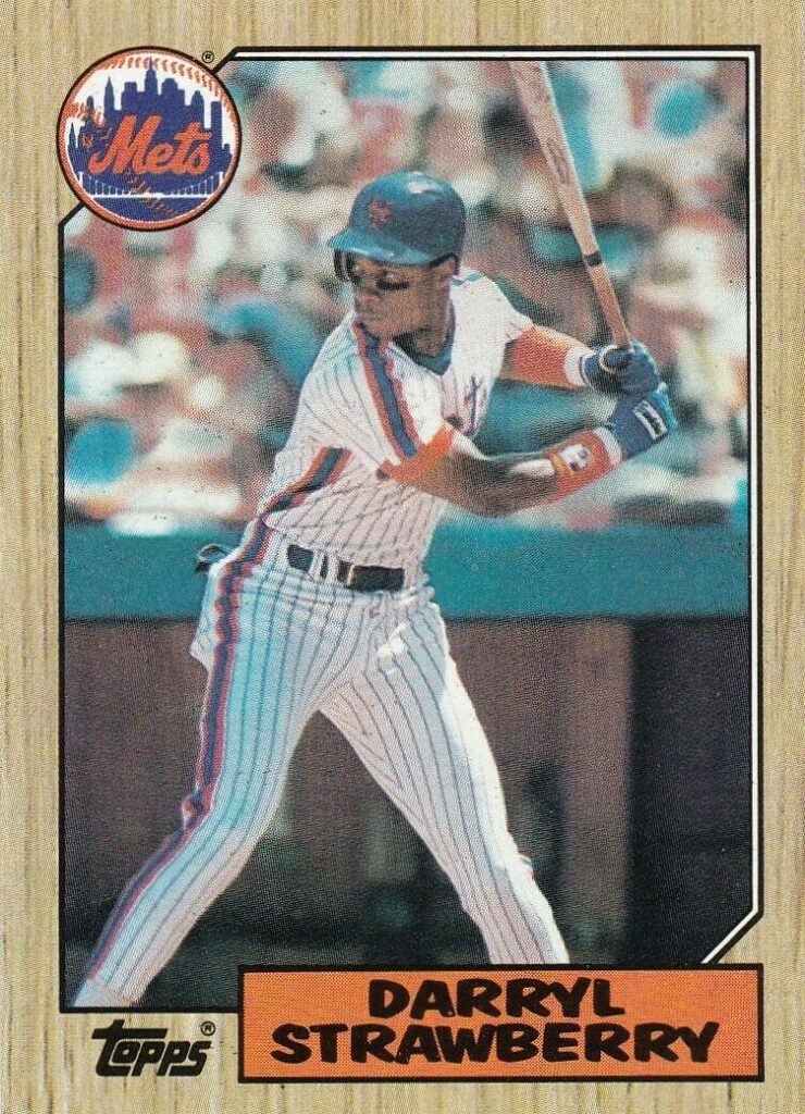 1987 topps darryl strawberry