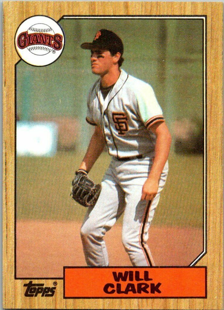 1987 topps will clark