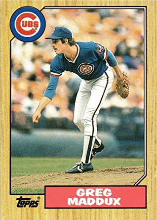 1987 greg maddux topps