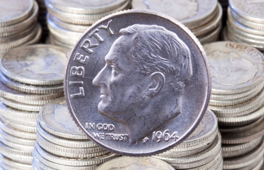 1964 dime