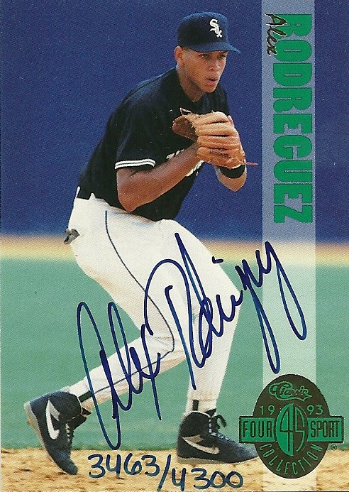 1993 Classic Four Sport Alex Rodriguez Rookie