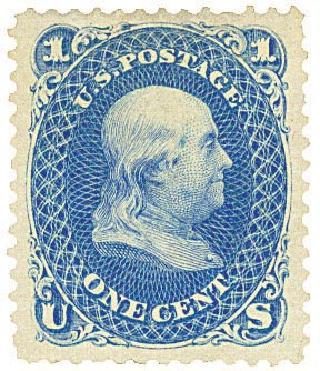 how to sell rare stamps Benjamin Franklin Z Grill