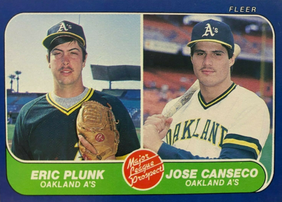 1986 fleer jose canseco rookie card