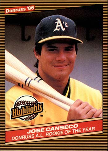 PSA Set Registry Showcase: DHaar Jose Canseco Master Rookie Set