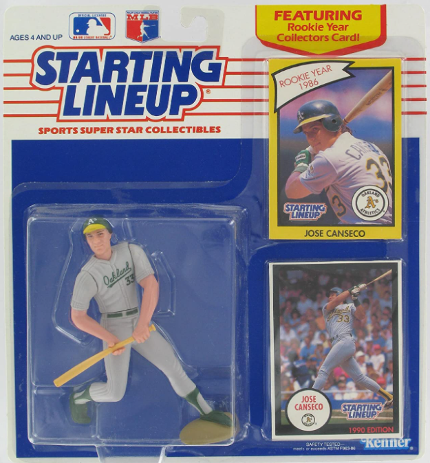 Canseco Kenner Starting Lineup Cards