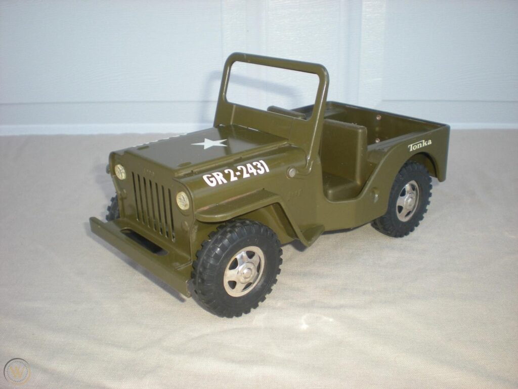 vintage tonka military jeep