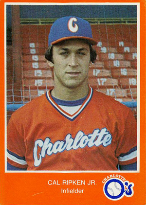 1980 Charlotte O's Police Cal Ripken Jr Rookie Card