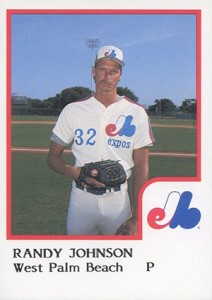 Randy Johnson Montreal Expos 1989 Fleer # 381 Rookie Card