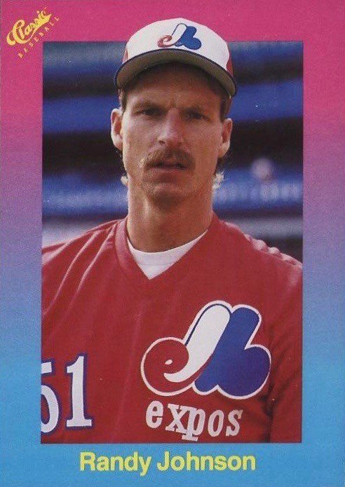 1989 Classic Randy Johnson Rookie Card