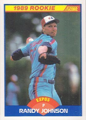 1989 Score #645 Randy Johnson Rookie Card