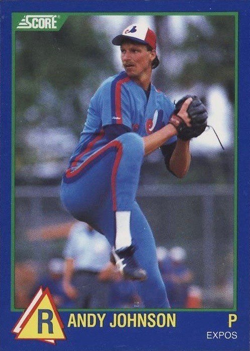 1989 Score Rising Stars #63 Randy Johnson Rookie Card