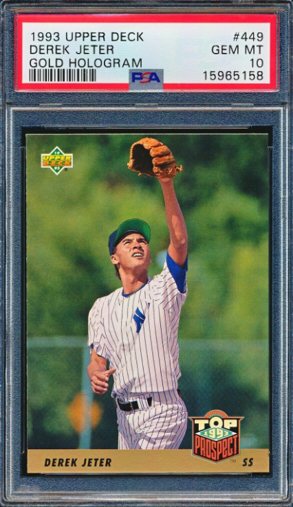 1993 upper deck derek jeter rookie