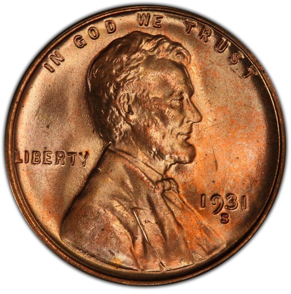 1931 S Wheat cent