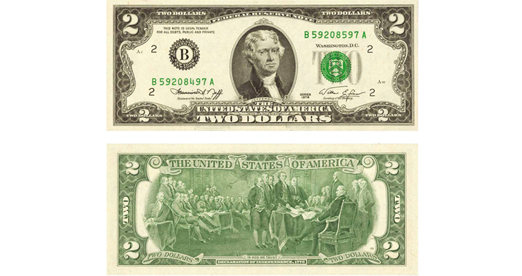 1976 $2 bill