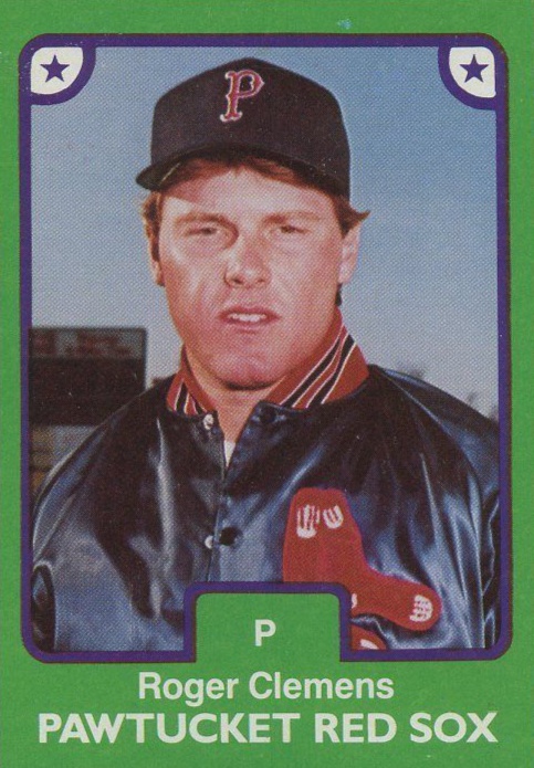 1984 TCMA Pawtucket Red Sox Roger Clemens #22