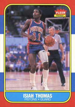 1986 fleer Isiah Thomas