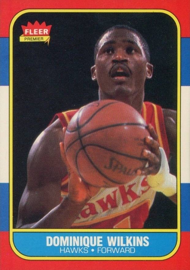 1986 fleer dominique wilkins