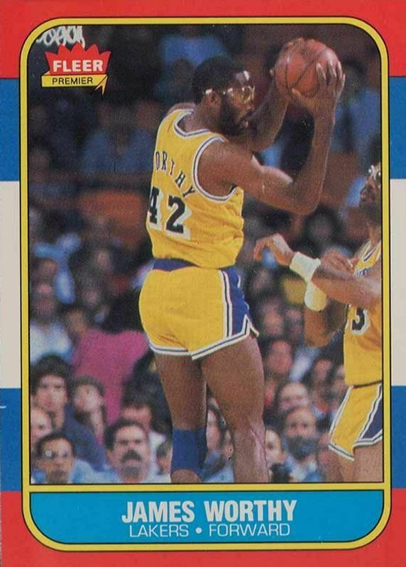 1986 fleer james worthy