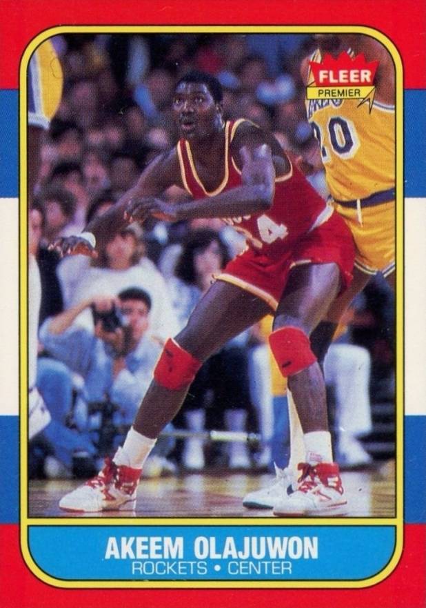 1986 fleer hakeem olajuwon