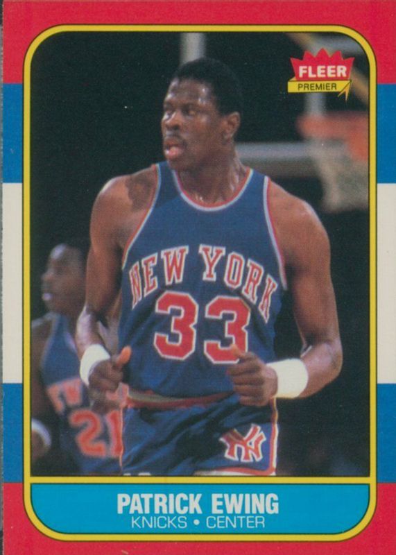 1986 fleer patrick ewing