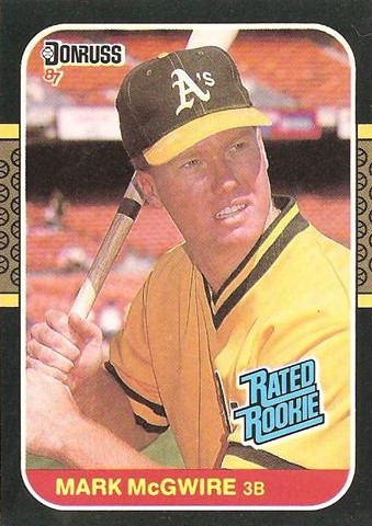 1987 Leaf Mark McGwire Rated Rookie #46