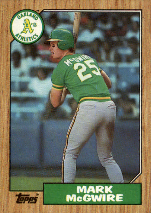 1987 Topps Mark McGwire #366