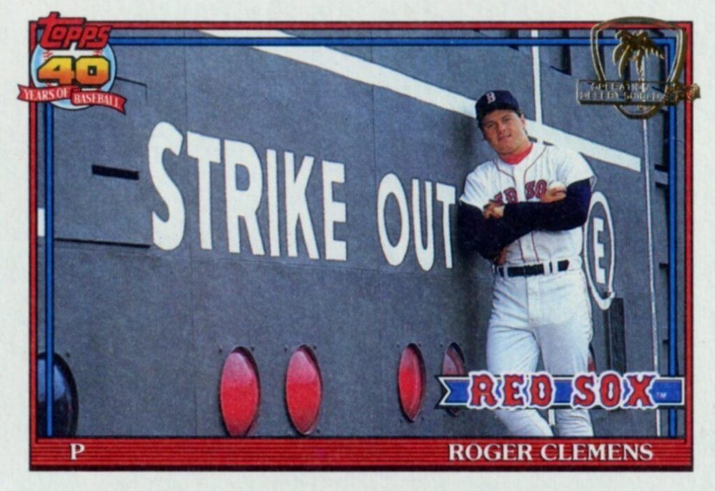 1991 Topps Desert Shield Roger Clemens #530