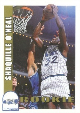 1992 Hoops Shaquille ONeal Basketball Card