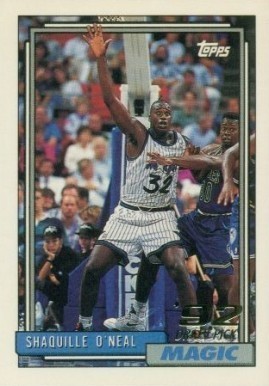 1992 Topps Shaq Rookie Card #362