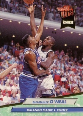 shaq rookie card 1992 Fleer Ultra Shaq Rookie Card #328
