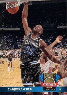 1992 Upper Deck Rookie Standouts Shaq Rookie Card #15