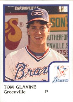 Tom Glavine rookie card Bowman 1989 : r/baseballcards