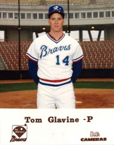 Topps Tom Glavine Rookie card 779