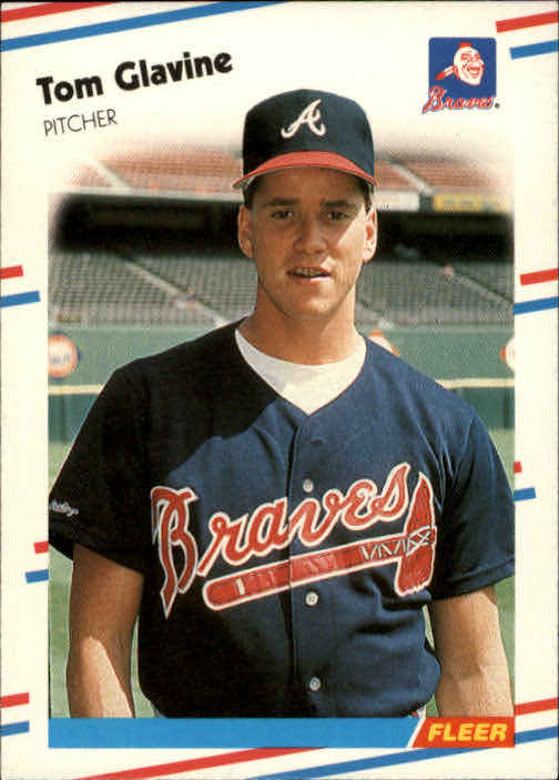 1988 Fleer Tom Glavine Rookie Card #539