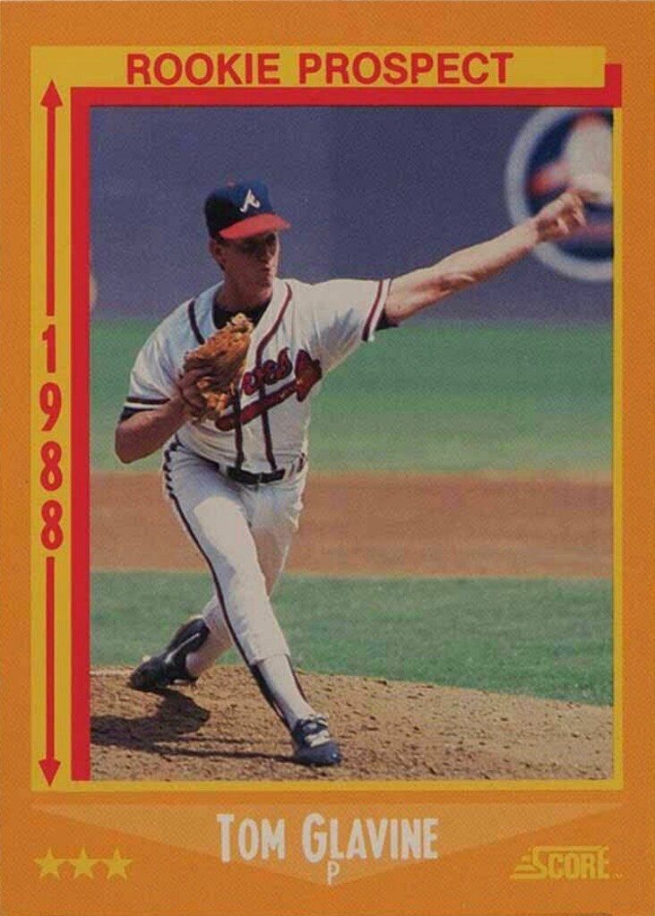 1988 Score Tom Glavine Rookie Card #638