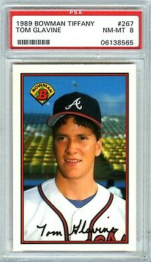 1989 Bowman Tiffany Tom Glavine Rookie Card #267