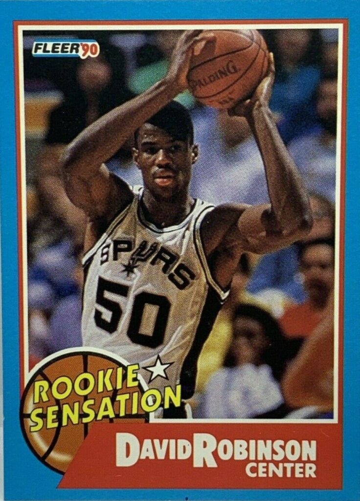 1990 Fleer Rookie Sensations David Robinson #1