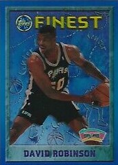 1995 David Robinson Topps Finest REFRACTOR #245