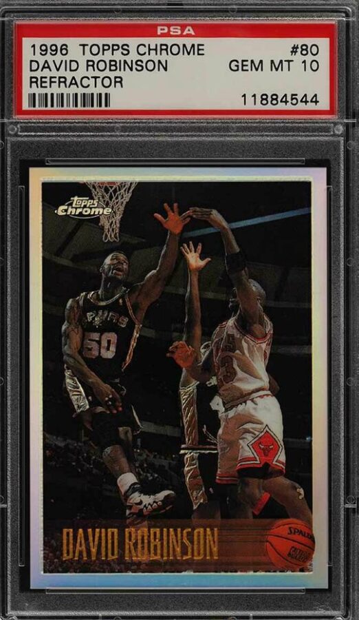 1996 Topps Chrome REFRACTOR David Robinson